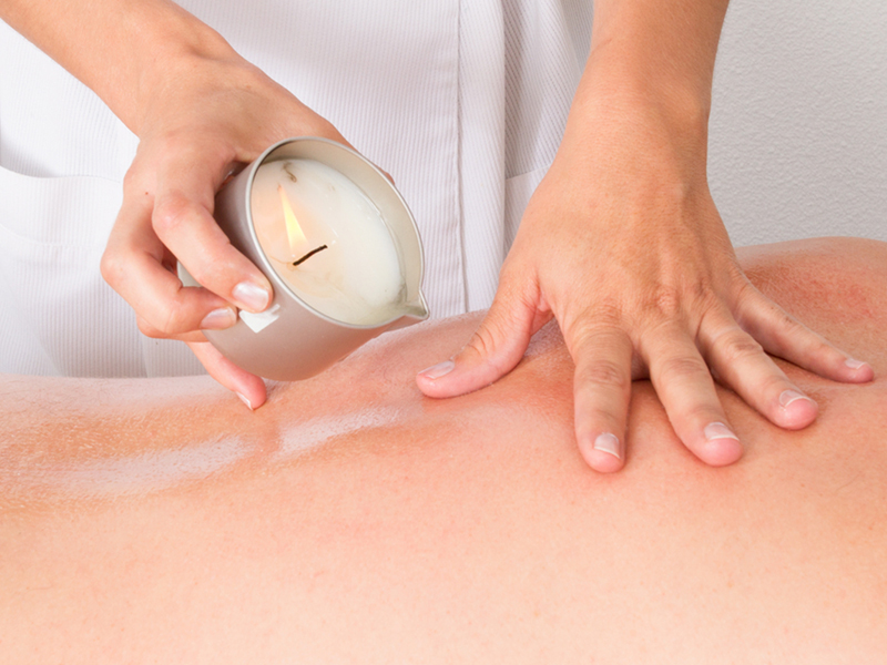 Warm Candle Massage